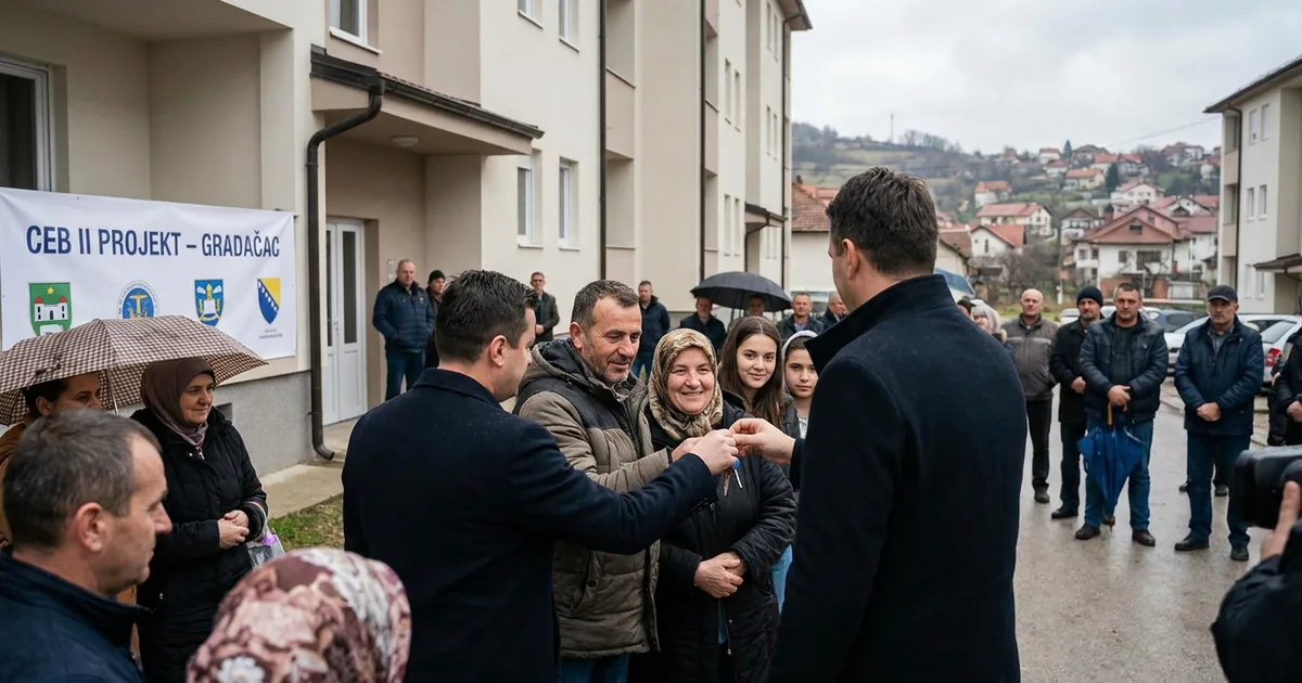 CEB II projesi kapsamında Gradačac'ta 36 aile evine kavuştu - Bosna Haber