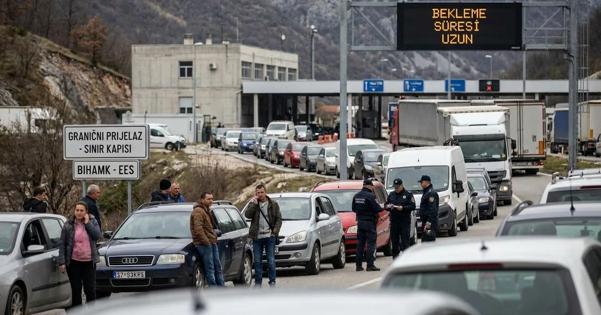 Sürücül러 dikkat: Sınır kapılarında bekleme süreleri uzuyor