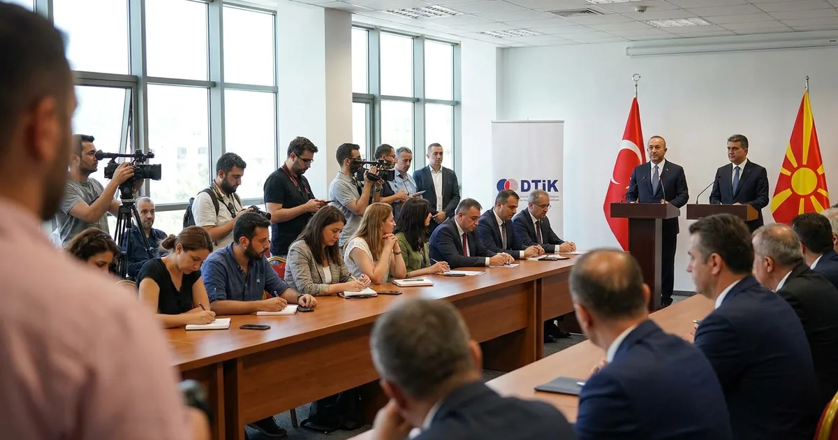 DTİK Kuzey Makedonya’da Türk ve Makedon gazetecileri buluşturdu