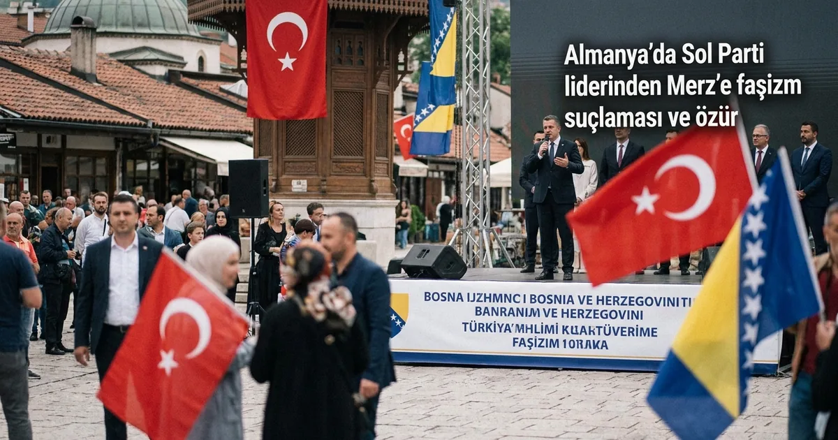 Almanya’da Sol Parti liderinden Merz’e faşizm suçlaması ve özür - Bosna Haber