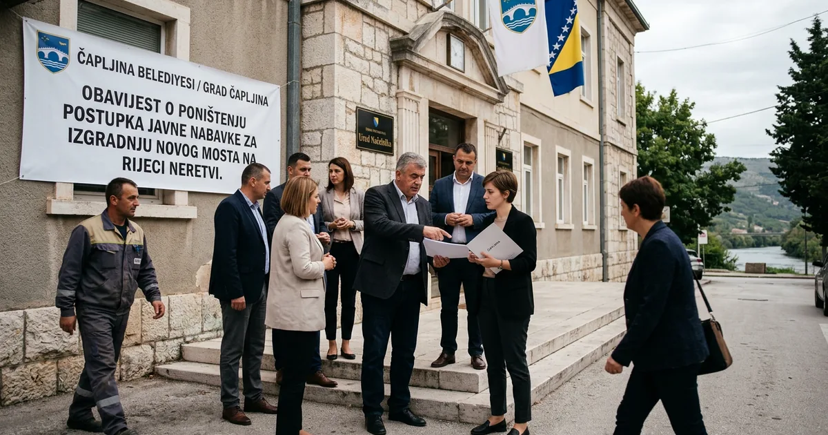 Čapljina'daki yeni Neretva Köprüsü ihalesi iptal edildi