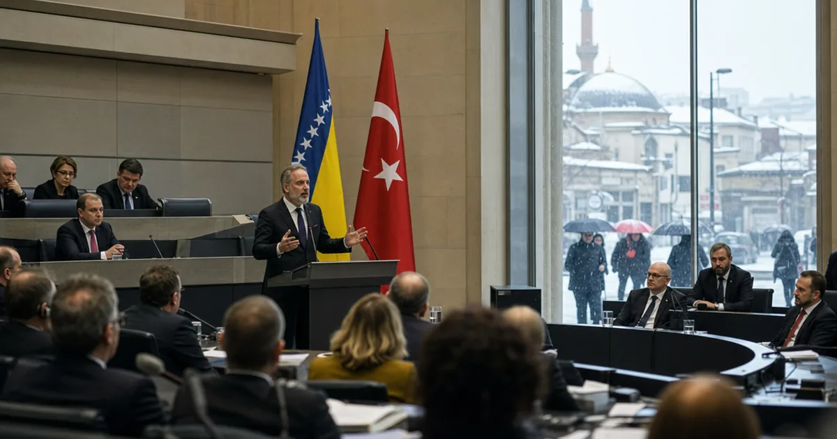 Arnaut, Almanya Federal Meclisi'nde Bosna Hersek'i anlattı