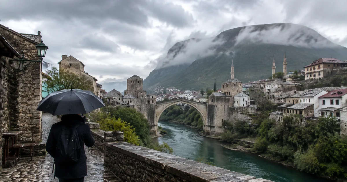 Bosna Hersek'te Yağışlı Hava Etkisi Devam Ediyor