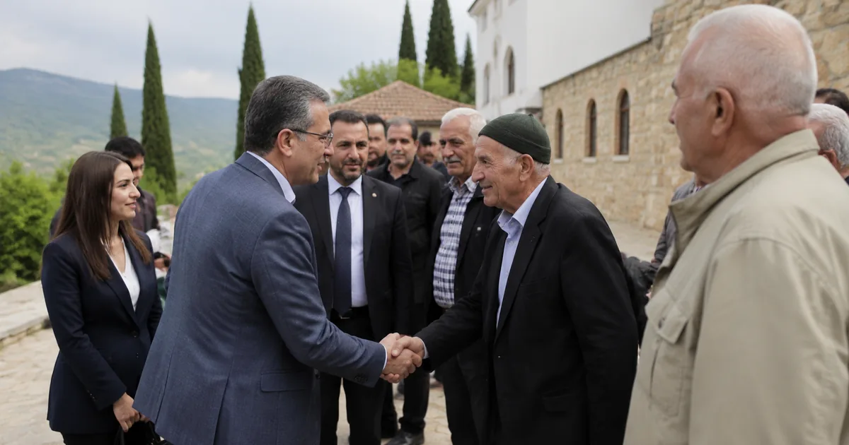 Türkiye Üsküp Büyükelçisi Ulusoy'dan Kanatlar Köyü'ne Ziyaret