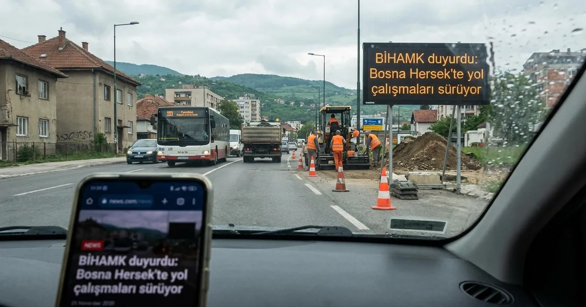BIHAMK duyurdu: Bosna Hersek'te yol çalışmaları sürüyor - Bosna Haber