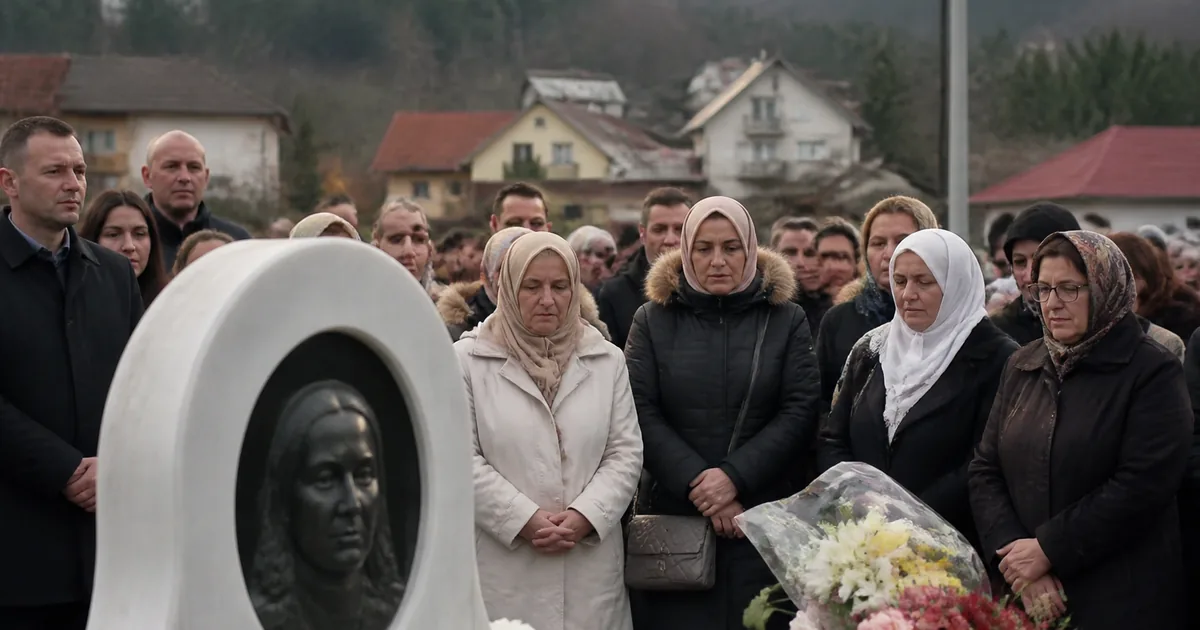 Kalesija'da Nefise Osmančević'in Katledilişinin Yıldönümü