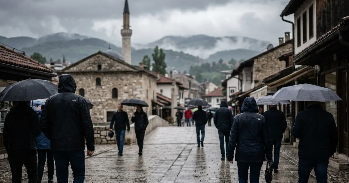 Bugün Bosna Hersek’te hava: Sağanak yağışlı ve bulutlu