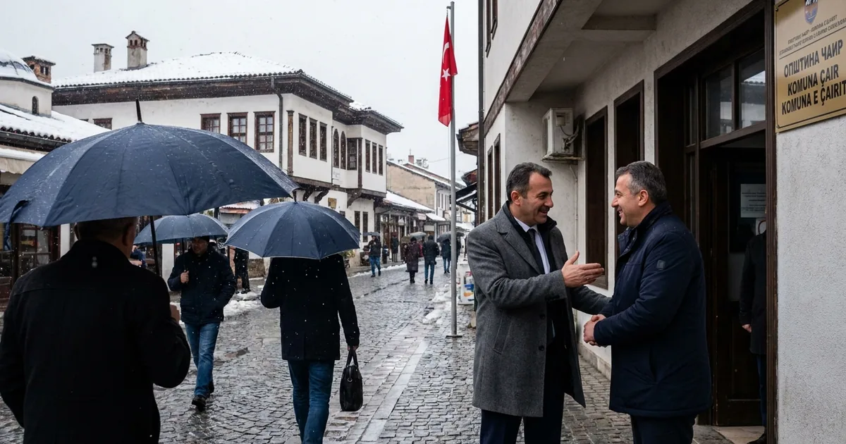 Zeynula'nın yeni görevi için Üsküp'te nezaket ziyareti