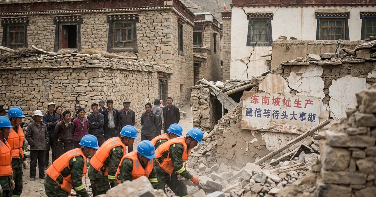 Çin'de 18 dakika arayla iki büyük deprem meydana geldi