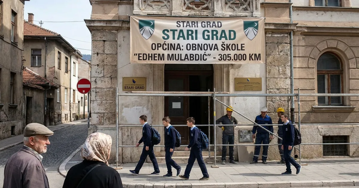 Saraybosna'da okul tadilatına 305 bin KM bütçe ayrıldı