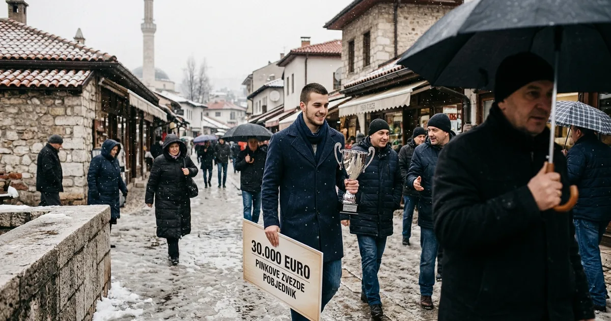 Stefan Cekić, "Pinkove Zvezde" Kupasını ve 30.000 Euro'yu Aldı