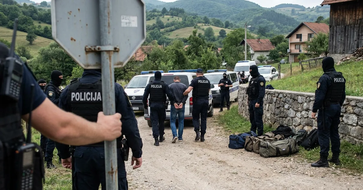Tuzla Kantonu'nda silah kaçakçılığına operasyon: 6 kişi tutuklandı