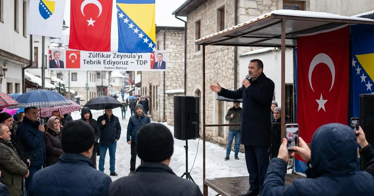 Zülfikar Zeynula'nın yeni görevi Yukarı Banisa'da kutlandı