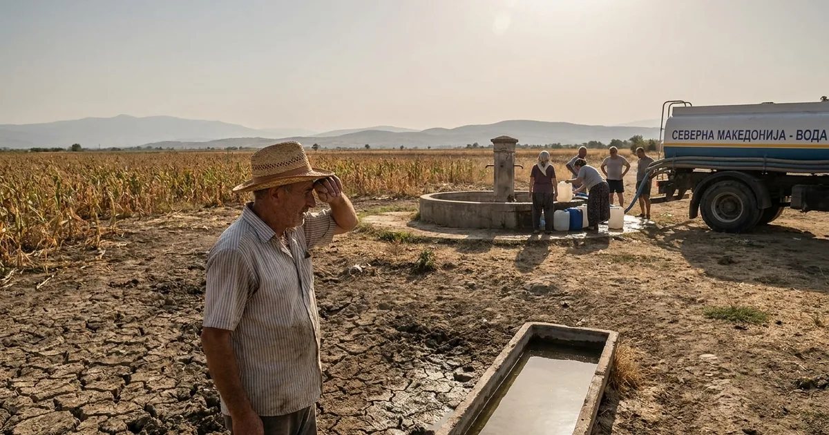 Kuzey Makedonya'da Ağustos ayı aşırı sıcak ve kurak geçti