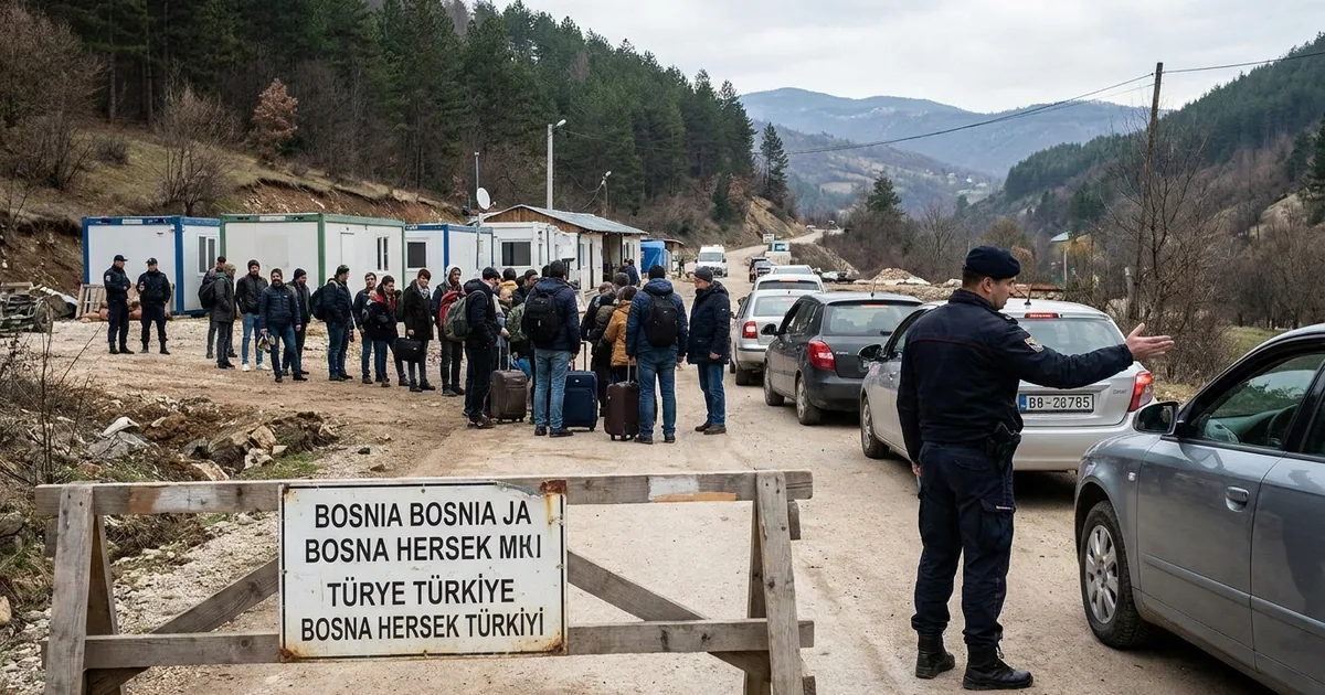 Sınır geçişlerinde yaya ve araç kısıtlaması uygulanacak - Bosna Haber
