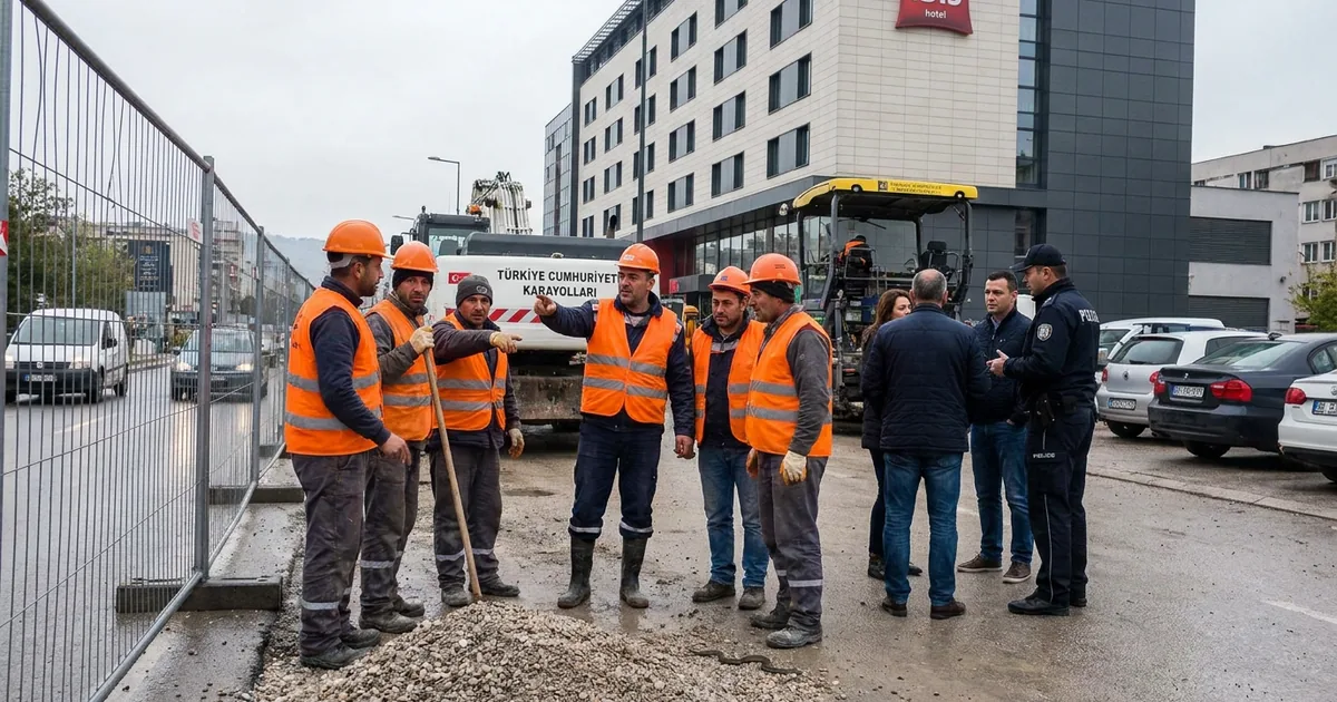 Saraybosna Ibis Otel civarında yılanlar paniğe yol açtı