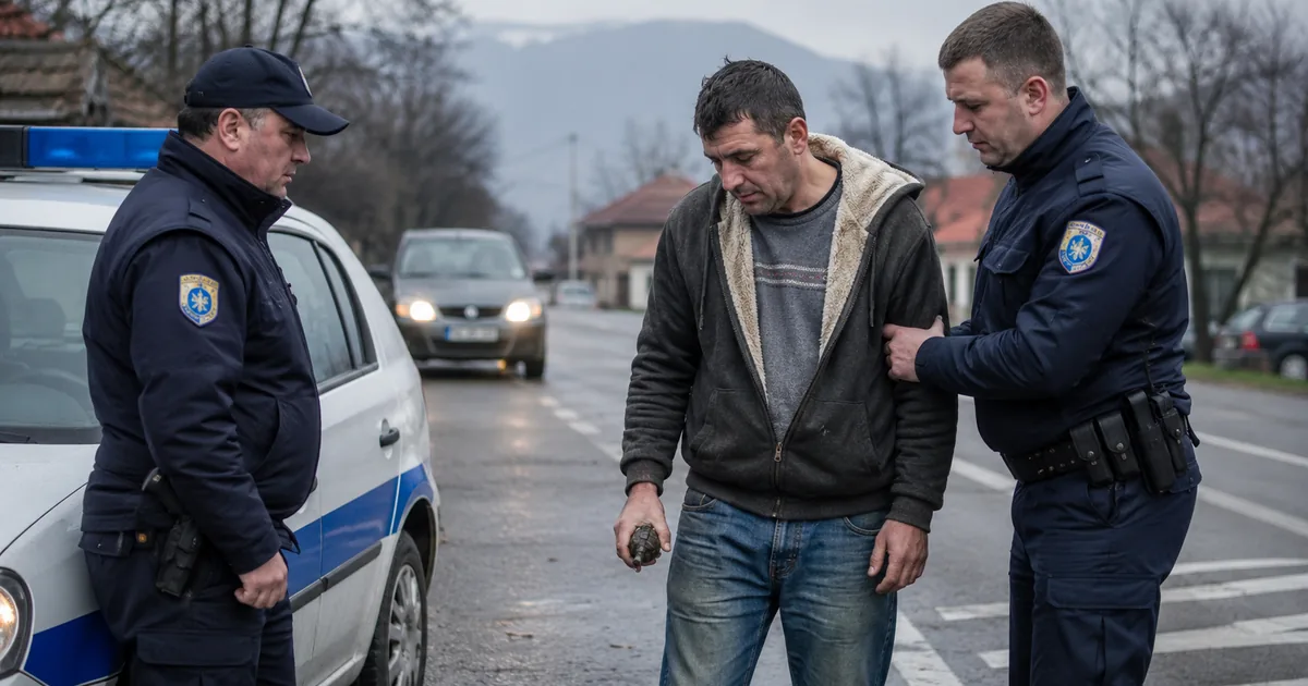 Celinaçlı B.K., Zvornik'te Elinde Bomba ile Yakalandı
