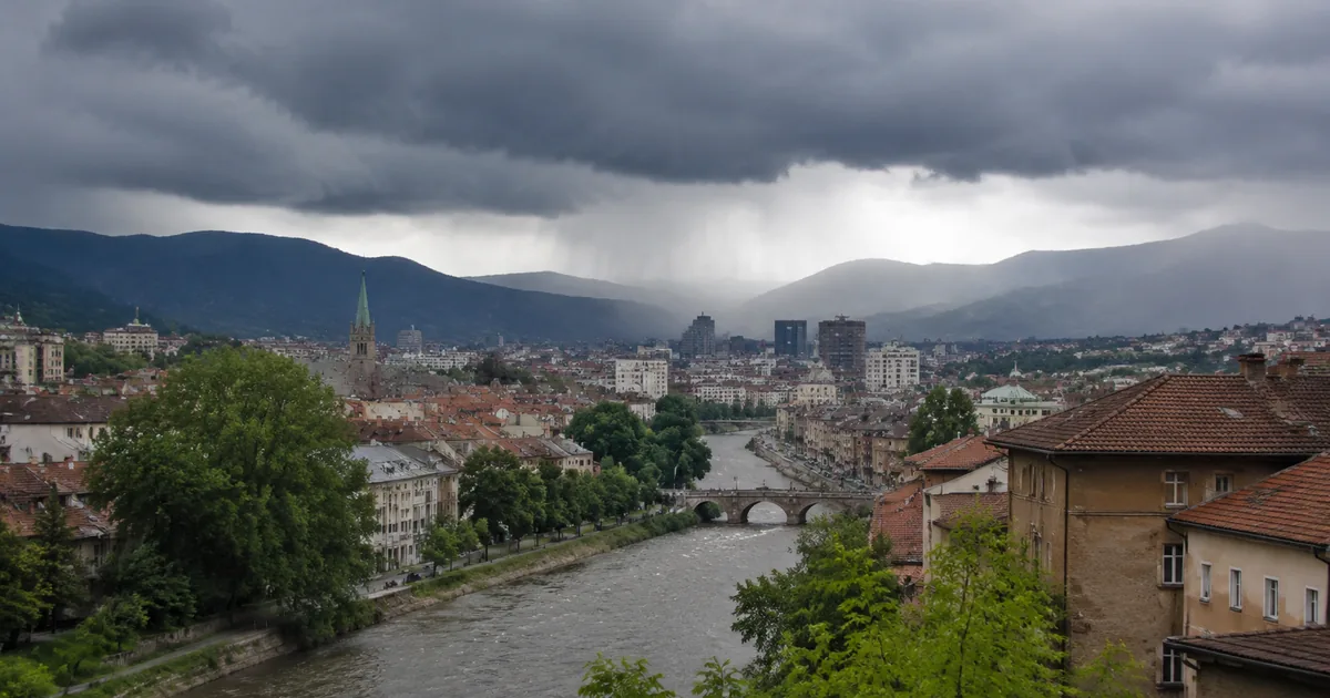Bosna Hersek'te sağanak yağış ve gök gürültüsü bekleniyor