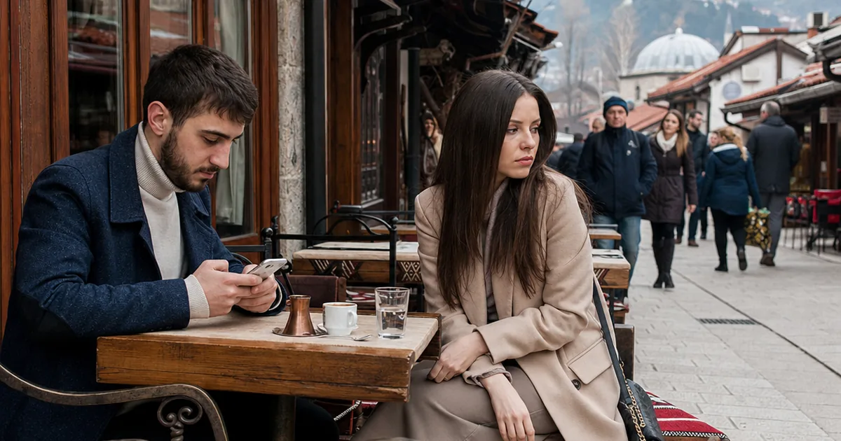 Bosna'da İlk Buluşmada Telefon Kullanmak İlişkiyi Bitiriyor