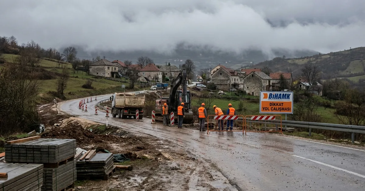 Bosna Hersek’te sürücülere uyarı: Yol çalışmalarına dikkat