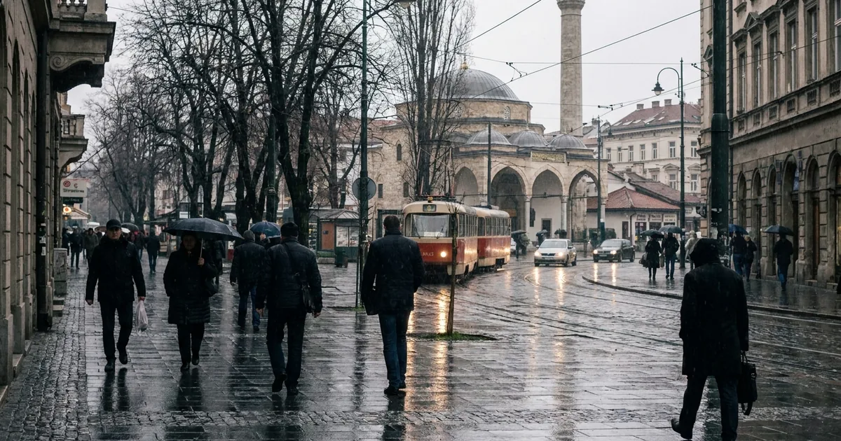 Bosna Hersek'te yağışlı hava bekleniyor: Bugün yağmur var