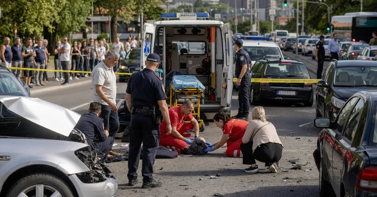 Bosna Hersek'te 2025'te her gün 117 trafik kazası meydana geldi