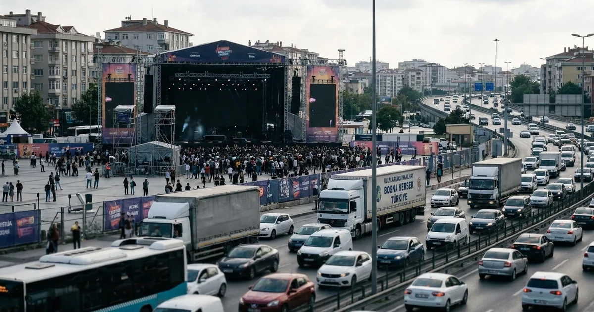 Yol çalışmalarına dikkat: Bosna Herlemek'te trafik durumu