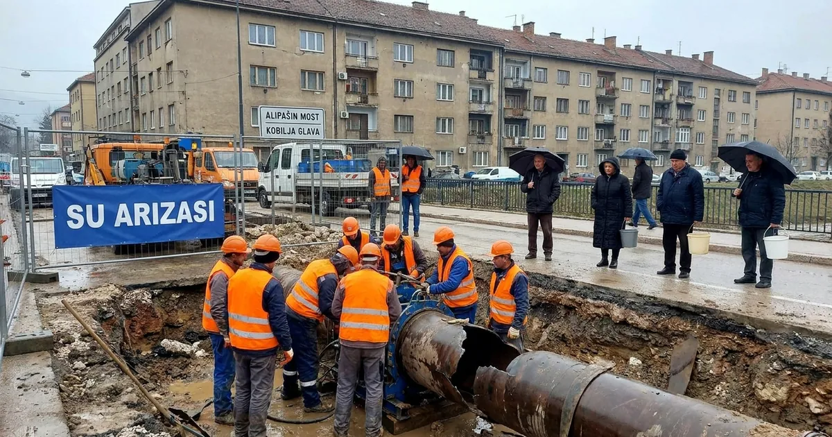 Su arızası nedeniyle Saraybosna'da su kesintisi yaşanıyor
