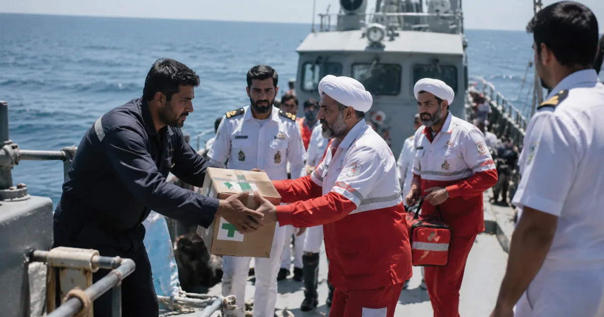 İran'dan Hürmüz Boğazı'nda seyreden gemilere yardım eli