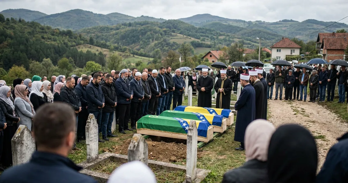 Zvornik kurbanlarının cenazeleri Memići'de defnedilecek