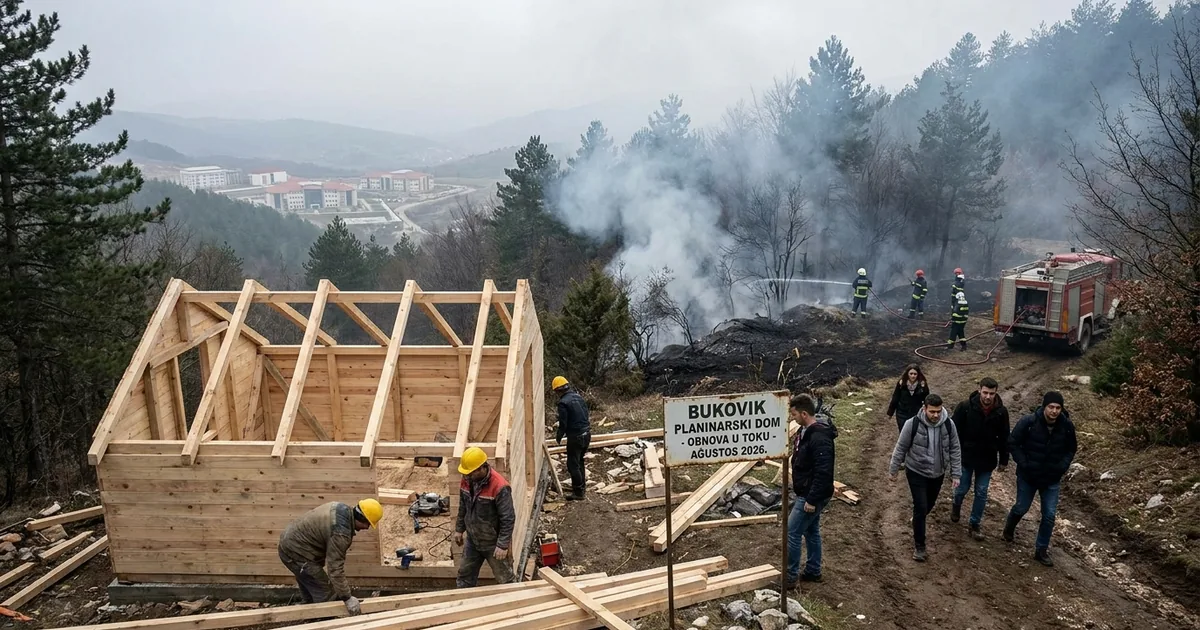 Bukovik'te Yangında Kül Olan Dağ Evi Ağustos'ta Açılıyor - Bosna Haber