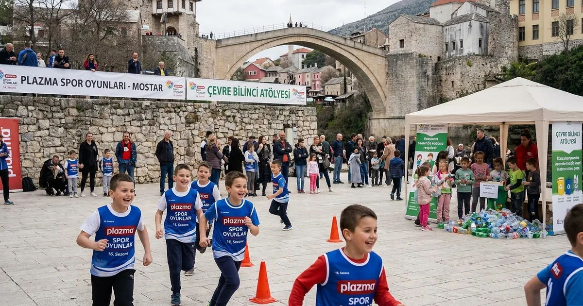 Bosna Hersek’te Gençlik Spor Oyunları Binlerce Çocuğu Buluşturdu
