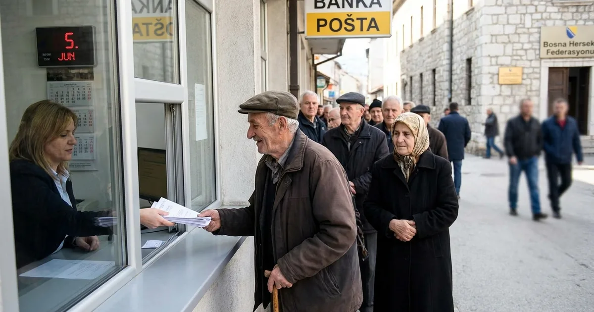 Bosna Hersek'te Mayıs Ayı Emekli Maaşları Ödeniyor