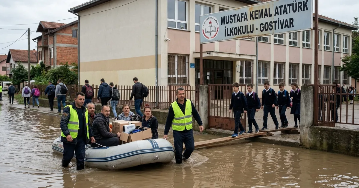 Türkiye desteğiyle Gostivar'daki okullara yeni ekipmanlar
