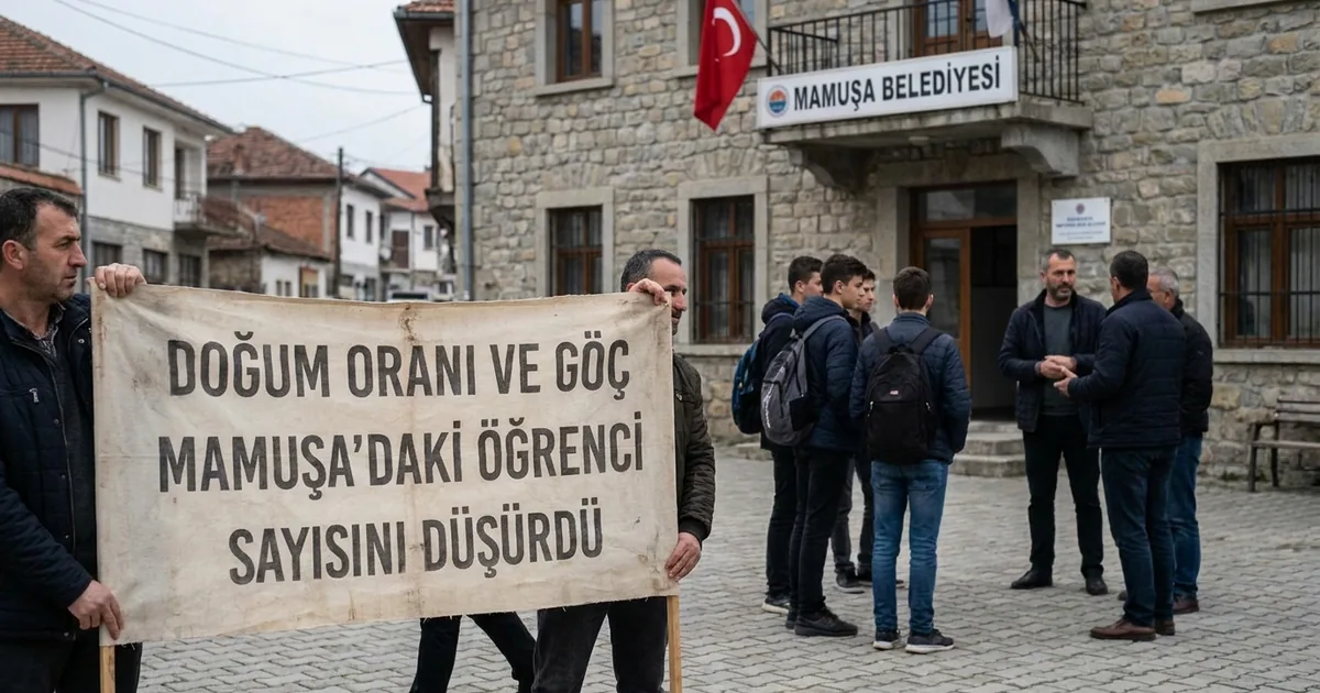 Doğum oranı ve göç Mamuşa'daki öğrenci sayısını düşürdü