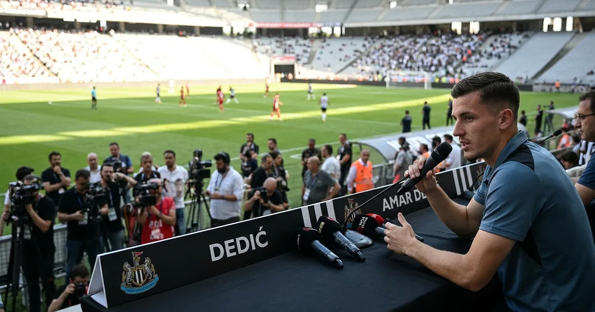 Dedić Newcastle tanıtımında lakabını ve hobisini paylaştı