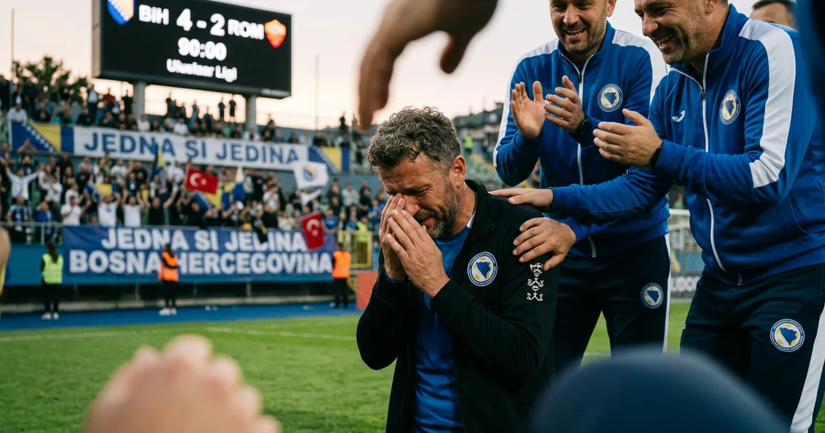 Sergej Barbarez'den tarihi galibiyet sonrası duygusal anlar - Bosna Haber