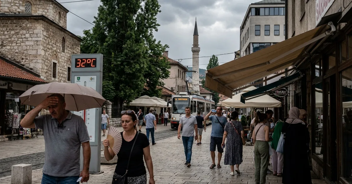 Saraybosna'da Vatandaşlara Sıcak Hava Uyarısı: Dışarı Çıkmayın!
