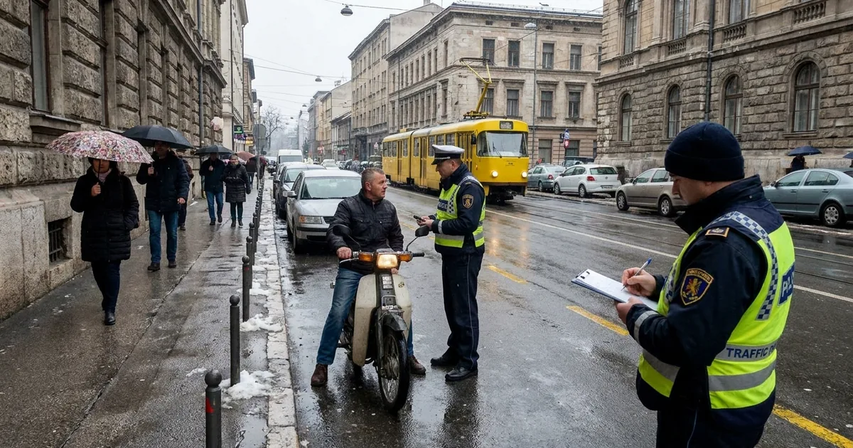 Bosna Hersek’te motosiklet ve scooter sürücülerine 1.594 ceza