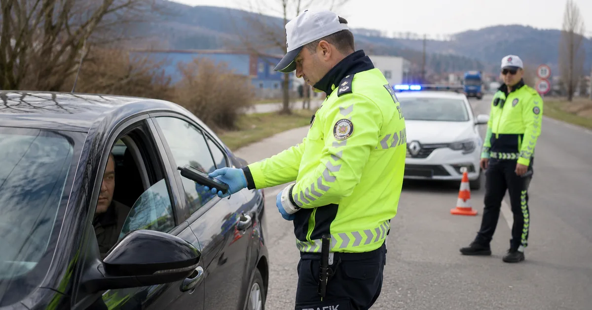 Gračanica'lı sürücü Doboj'da uyuşturucu testini reddetti