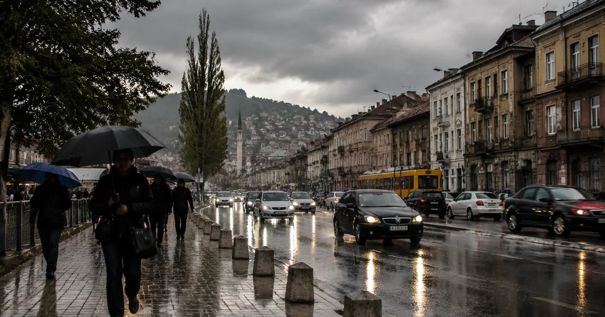 Batı ve Güneybatıdan Esen Rüzgarlar Bosna'yı Etkileyecek
