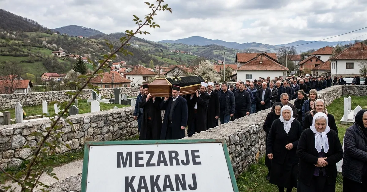 Amir tarafından öldürülen Zijadi Uzunović defnediliyor