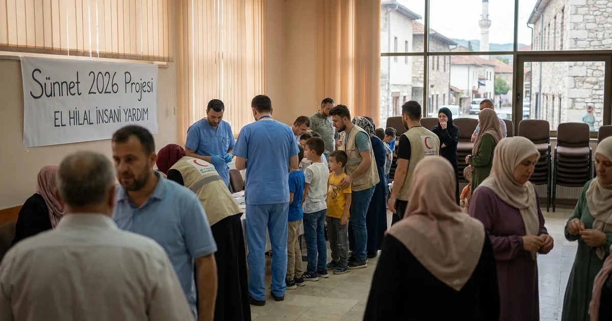 El Hilal 300 çocuğu sünnet etmek için projeyi başlattı