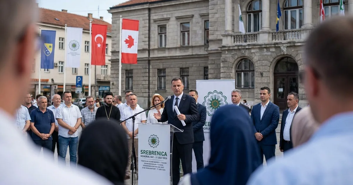 Kanada'nın Calgary şehrinden Srebrenitsa Soykırımı için anma kararı