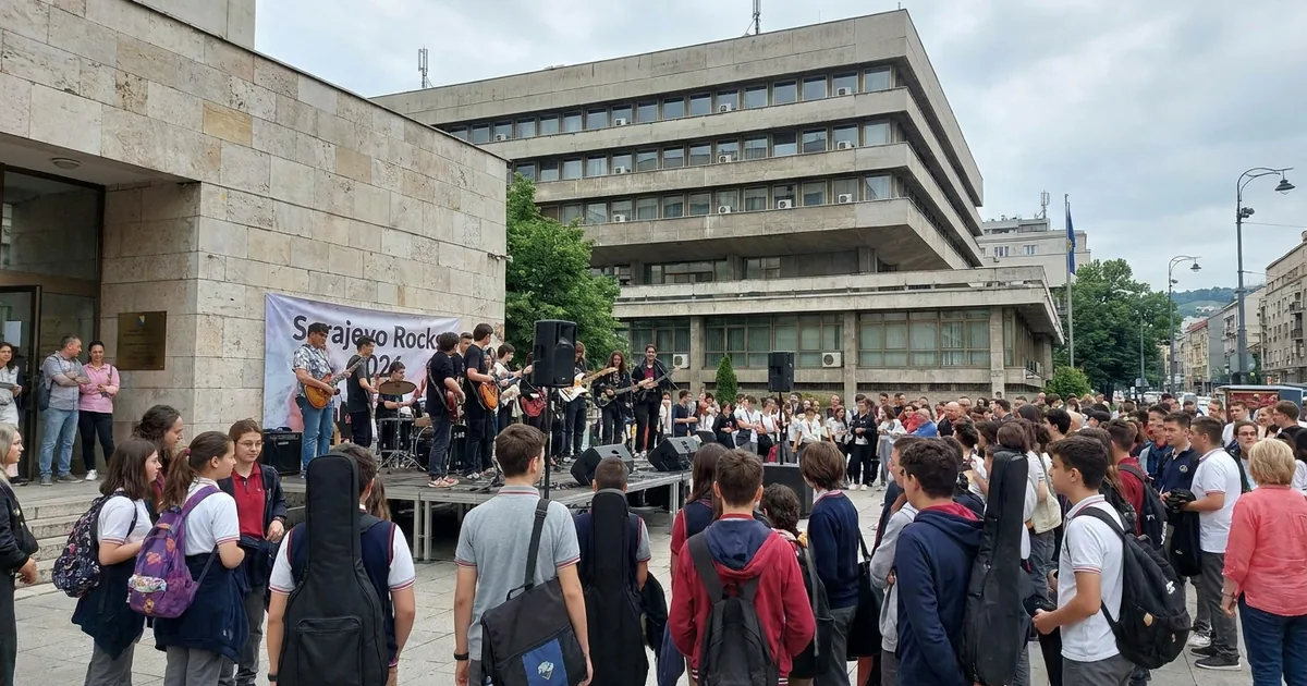 Guinness rekoru için Saraybosna'da dev müzik buluşması