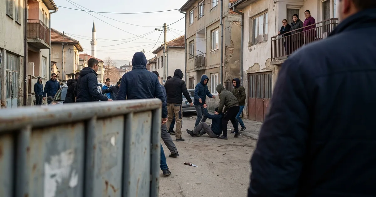 Üsküp'te iki grup arasında şiddetli kavga: 3 yaralı var