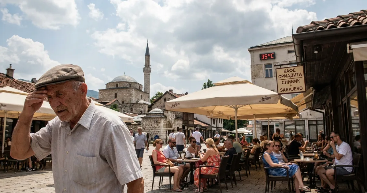 Bosna Hersek'te hava durumu: Sıcaklık 35 dereceye dayandı