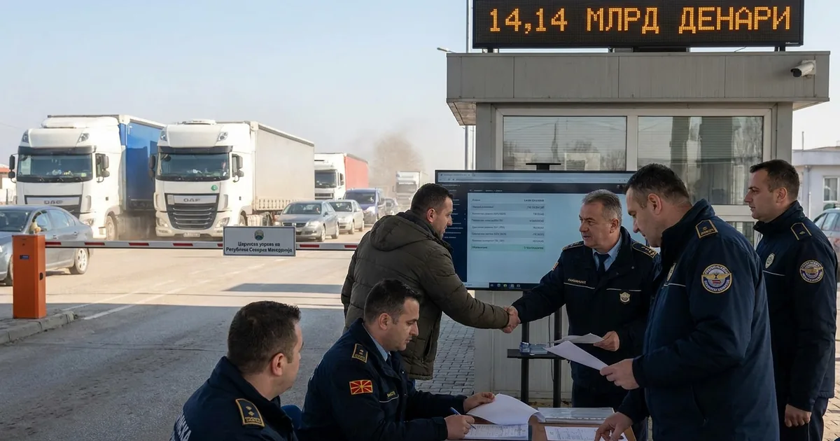 Gümrük gelirlerinde 14,14 milyar denar ile tarihi rekor