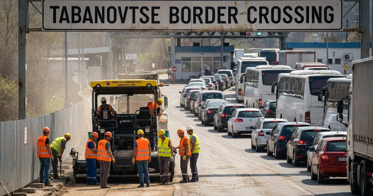 Tabanovtse sınır kapısında yoğunluk: 126 bin kişi geçti