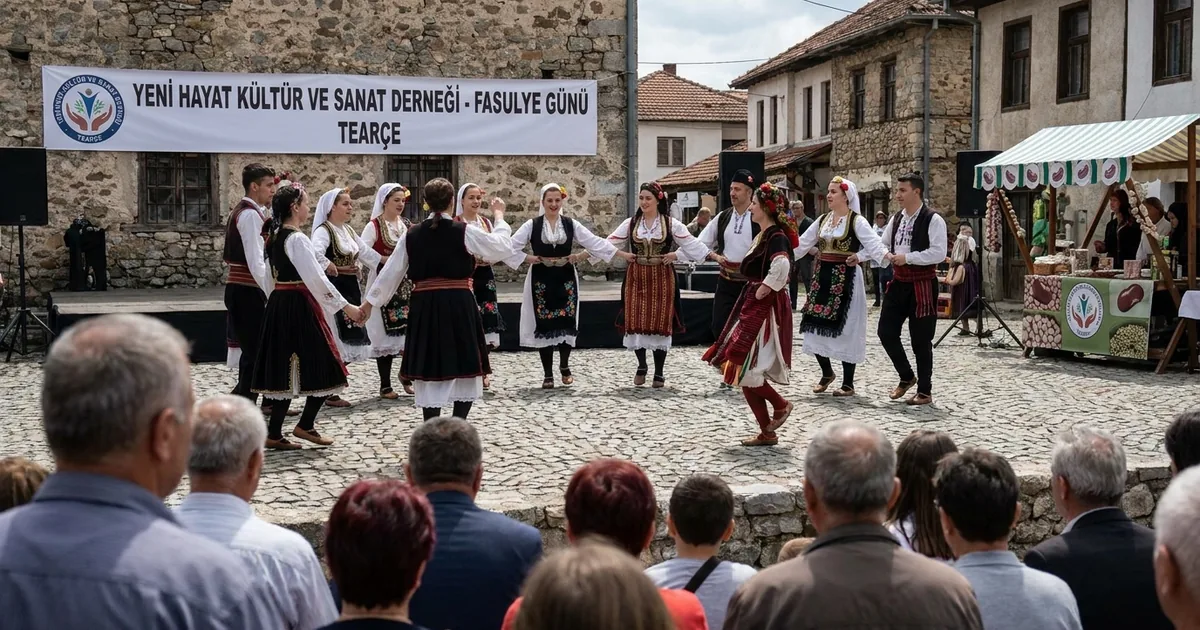 Yeni Hayat Derneği Tearçe'de halk oyunlarını sergiledi